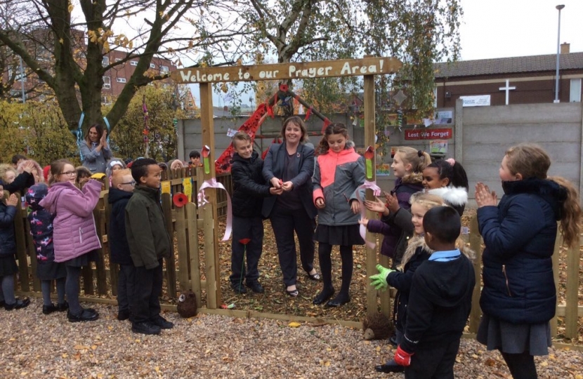Opening the Our Lady’s Catholic Academy Community Garden