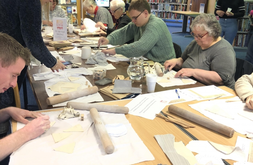 The Light Night Challenge workshop underway.