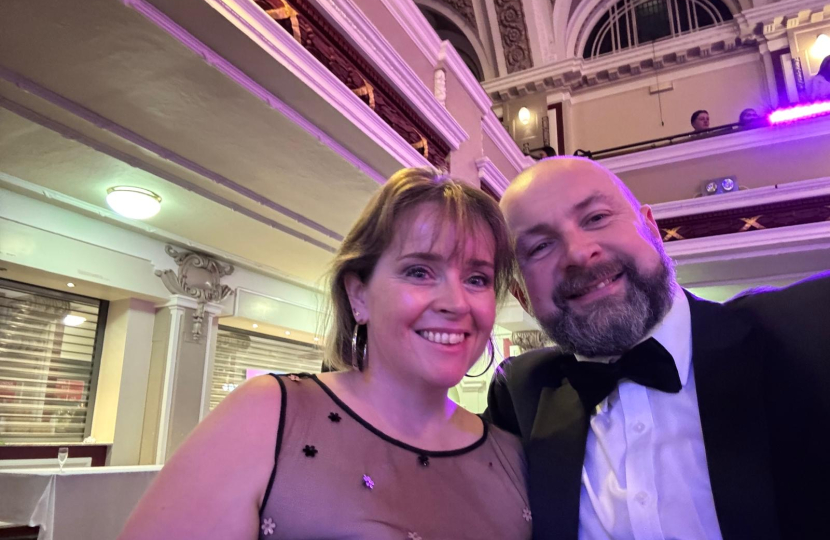 Abi and Steve Brown at Strictly Knot Dancing