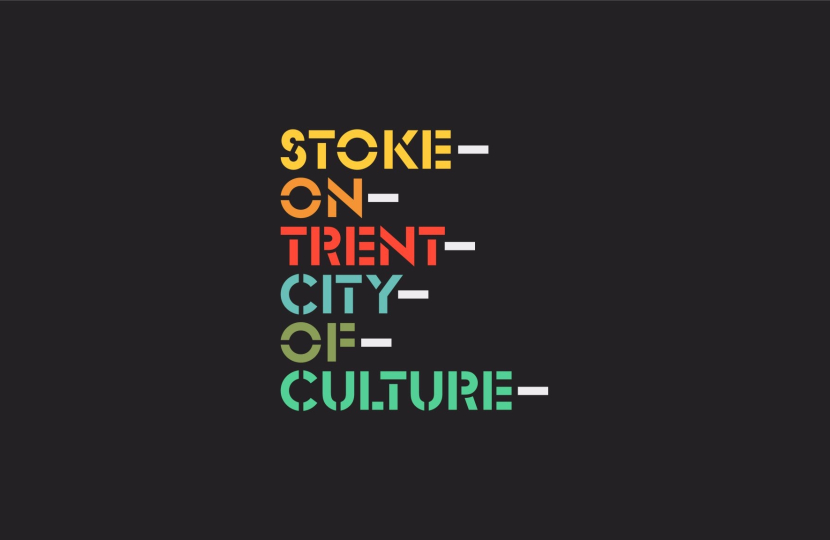 Stoke-on-Trent's UK City of Culture logo