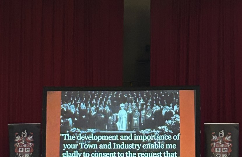 The commemorative film of King George's original visit