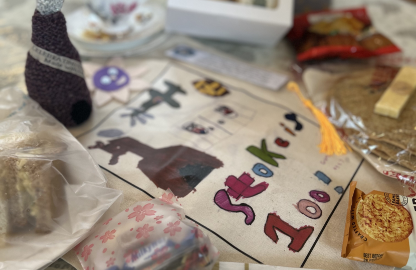 The fantastic afternoon tea provided by the Friends and Neighbours group