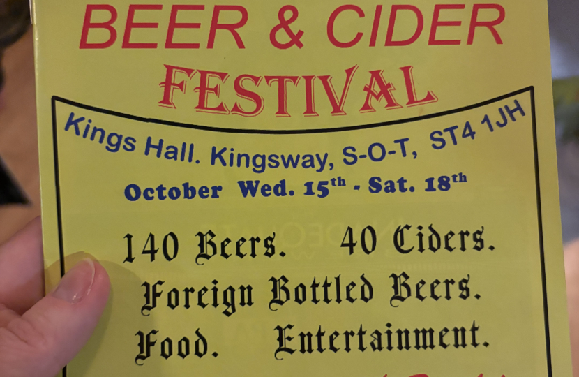 40th Stoke Beer Festival Booklet