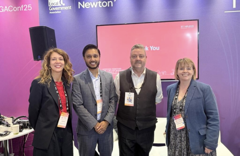 With one of the Innovation Zone session panels