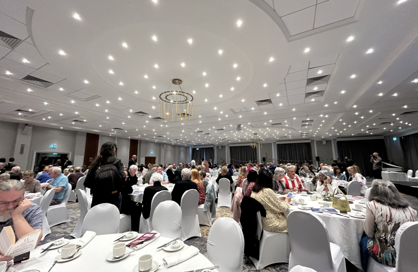 Tea Party underway at the Hilton Double Tree in Etruria