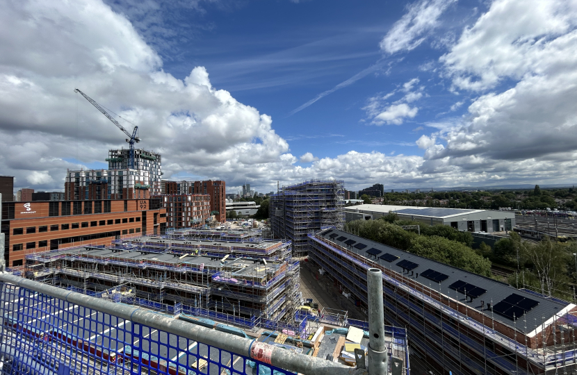 Another view from the top of the Lumina building.