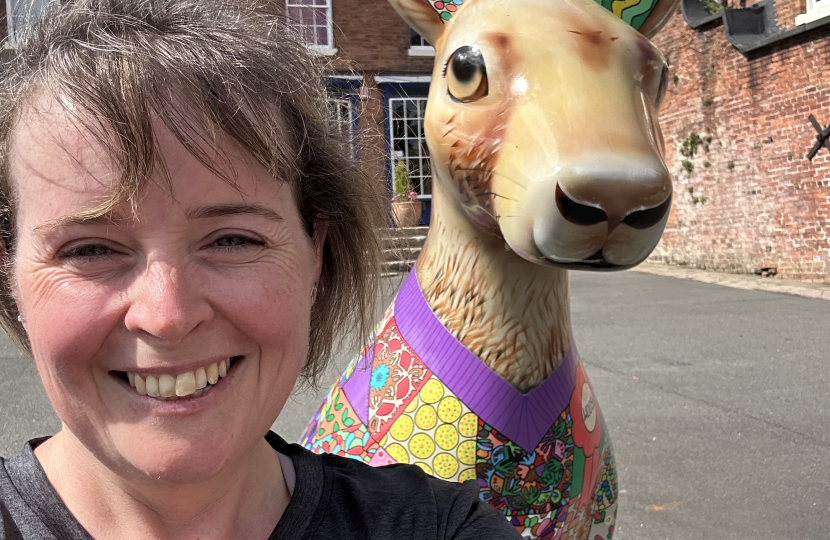 Abi and the Cheadle Wallaby