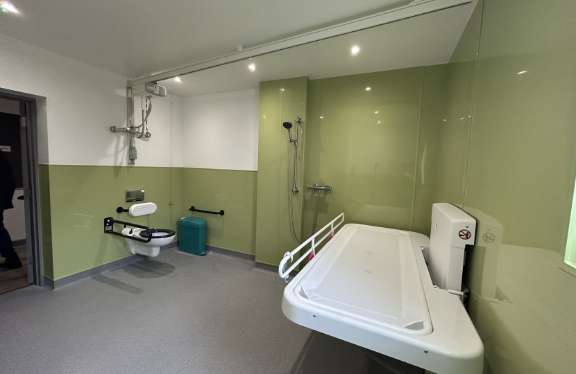 The facilities in the new Changing Place