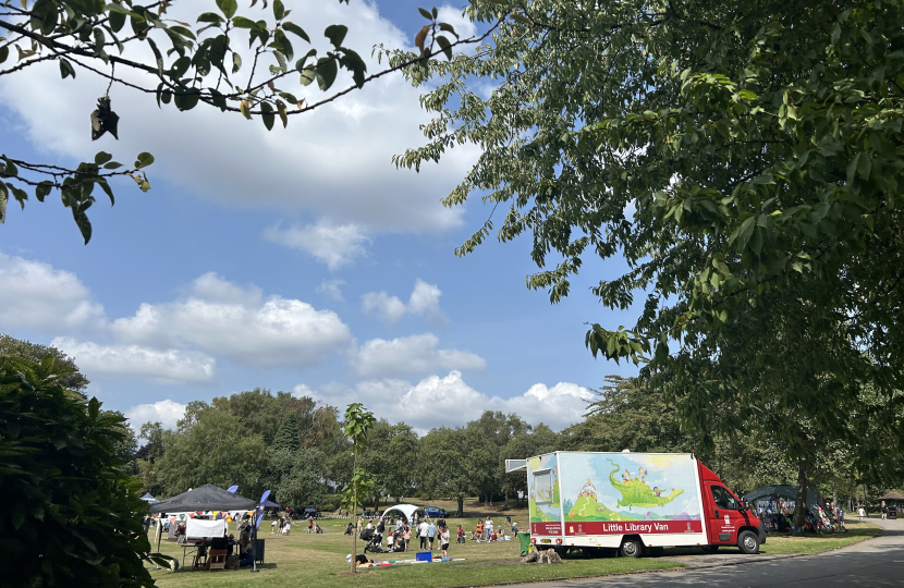National Literacy Trust's Stories in the Park event at Burslem Park