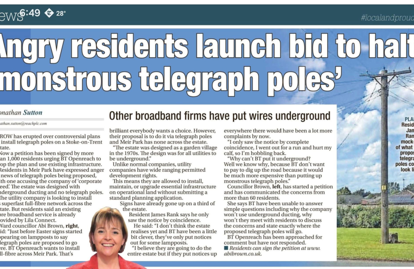 Local newspaper coverage of the campaign