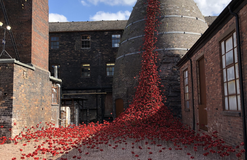 Poppies : Weeping Window at Middleport Pottery