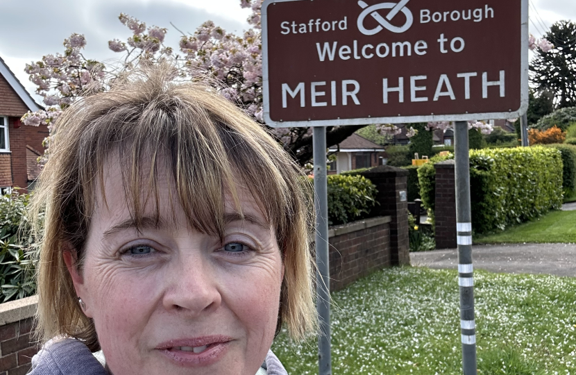 Abi Brown on the 'right' side of the city boundary