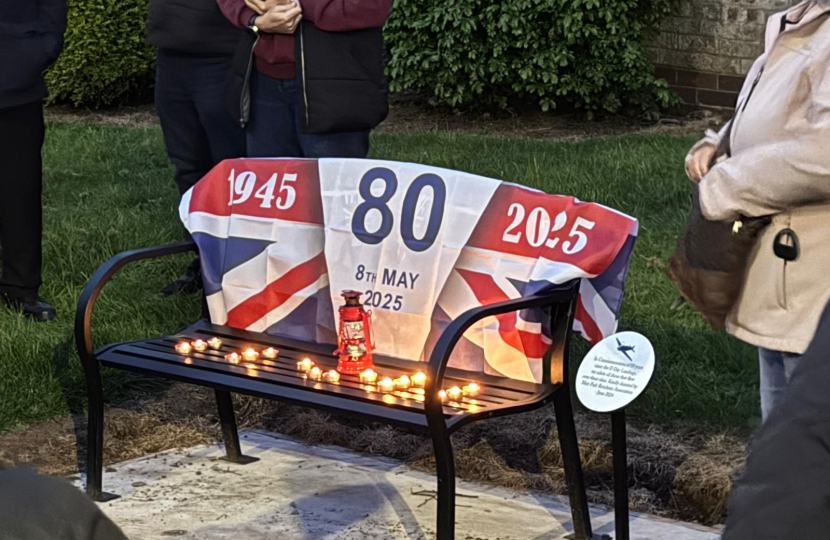 The memorial bench