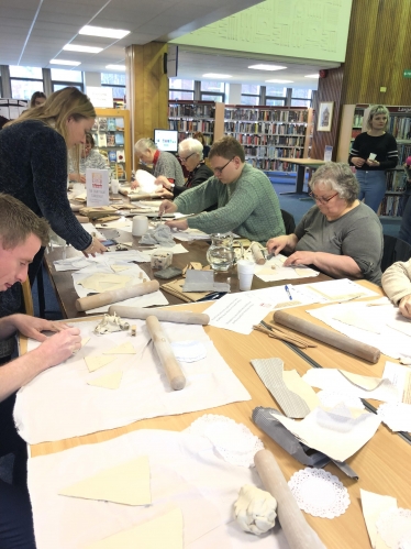 The Light Night Challenge workshop underway.