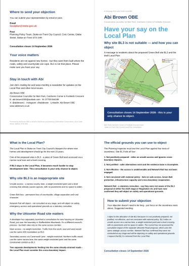 BL3 leaflet