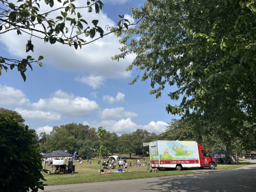 National Literacy Trust's Stories in the Park event at Burslem Park