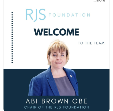 Abi Brown announced as chairman of the RJS Foundation